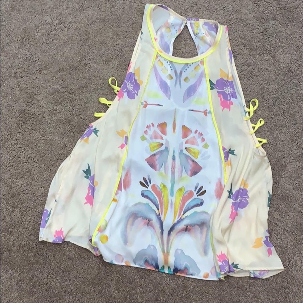 Free People Floral Blouse